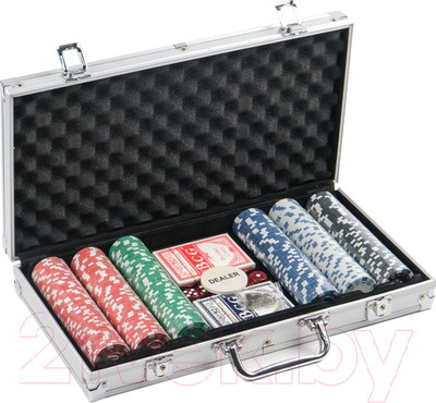 Набор для покера Sima-Land Карты 2 колоды, фишки 300шт / 452696