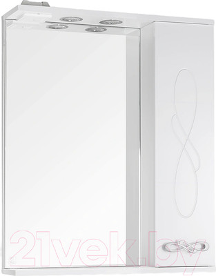 Шкаф с зеркалом для ванной Style Line Венеция 65см (с подсветкой)