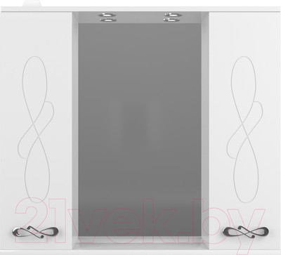 Шкаф с зеркалом для ванной Style Line Венеция 90см (с подсветкой)