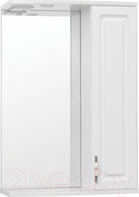 Шкаф с зеркалом для ванной Style Line Олеандр-2 55 (с подсветкой)