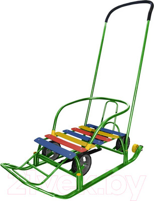 Санки детские GalaXy Мишутка универсал 1 (зеленый)