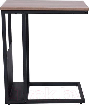 Приставной столик AksHome Foxy (дуб/черный)
