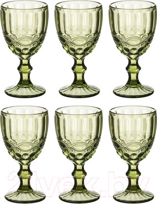 Набор бокалов Lenardi 588-432 (6шт, зеленый)