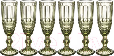 Набор бокалов Lenardi 588-444 (6шт, зеленый)