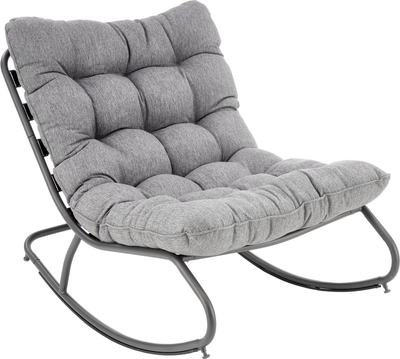 Кресло-качалка Halmar Gatto (серый)