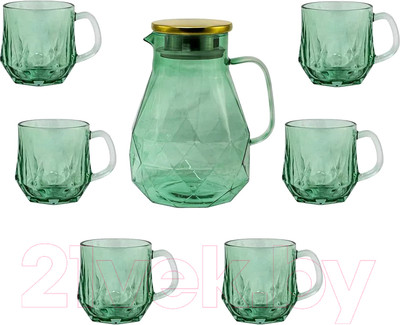 Набор для напитков Lenardi 589-015 (зеленый)