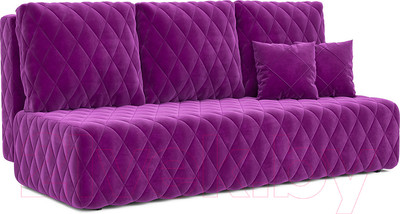 Диван Mebel-Ars Еврокнижка Роял (фиолетовый)