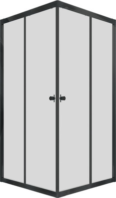 Душевой уголок Triton Вента-Блэк 80x80 (черный, без поддона)