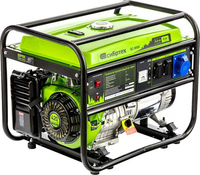 Бензиновый генератор СибрТех БС-8000 (94547)