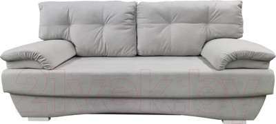 Диван Bobrovmebel Влада 7/1 раскладной (микровелюр симпл 30 светло-серый)