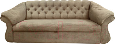 Диван Bobrovmebel Арго 4(Н) раскладной (микровелюр симпл 42 бежевый)