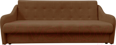 Диван Bobrovmebel Элит 15 раскладной (микровелюр симпл 45 коричневый)
