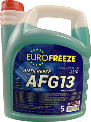 Антифриз Eurofreeze AFG 13 -35C / 52240 (4.8кг, зеленый)