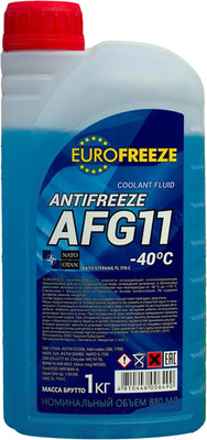 Антифриз Eurofreeze AFG 11 -35C / 52290 (1кг, синий)