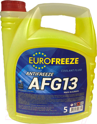 Антифриз Eurofreeze AFG 13 -35C / 53347 (4.8кг, желтый)