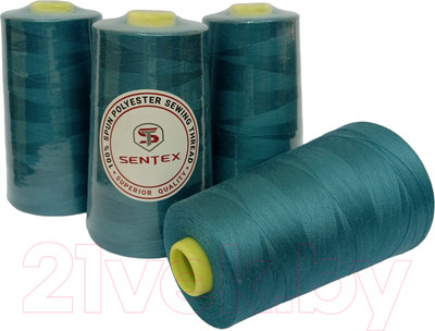 Набор швейных ниток Sentex 100% полиэстер 50/2 5000 ярдов 1111 (4шт)