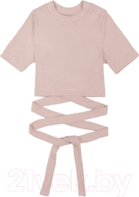 Футболка детская Amarobaby Generation / AB-OD22-GN2701/27-140 (пудровый, р.140)