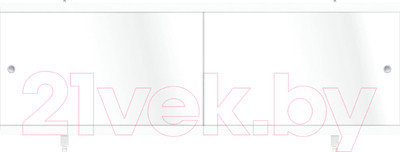 Экран для ванны МетаКам Ультралегкий 1.68 (белый глянец)