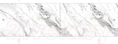 Экран для ванны МетаКам Ультралегкий 1.68 (мрамор серый)