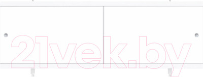 Экран для ванны МетаКам Ультралегкий 1.68 (белый)