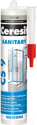 Герметик силиконовый Ceresit CS 9 (280мл, белый)