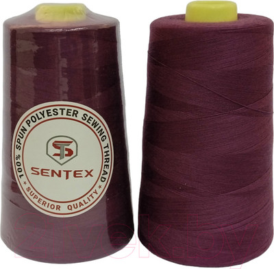 Набор швейных ниток Sentex 100% полиэстер 50/2 5000 ярдов 1137 (2шт)