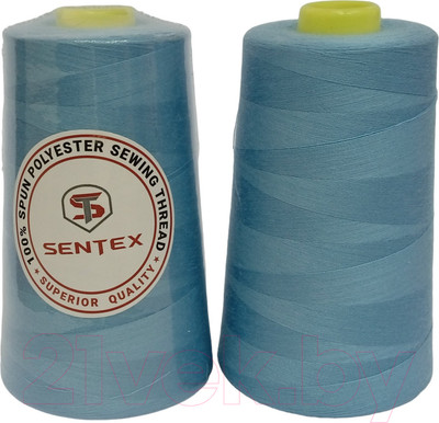 Набор швейных ниток Sentex 100% полиэстер 50/2 5000 ярдов 1331 (2шт)