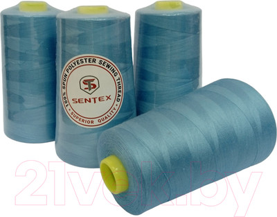 Набор швейных ниток Sentex 100% полиэстер 50/2 5000 ярдов 1331 (4шт)