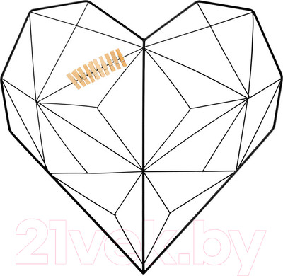 Органайзер-решетка Волшебная страна Сердце / 105265