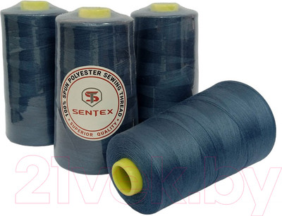 Набор швейных ниток Sentex 100% полиэстер 50/2 5000 ярдов 1319 (4шт)