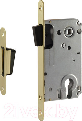 Корпус врезного замка Нора-М 25М-85 магнитный (золото)