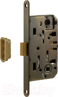 Корпус врезного замка Нора-М 13М-96 магнитный (старая бронза)