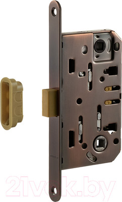Корпус врезного замка Нора-М 13М-96 магнитный (старая медь)