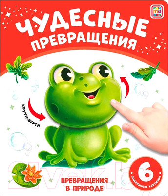 Развивающая книга Malamalama Чудесные превращения. Превращения в природе