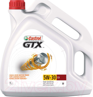 Моторное масло Castrol GTX 5W30 C4 (4л)
