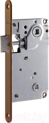 Корпус врезного замка Нора-М 13-90 (матовый кофе)