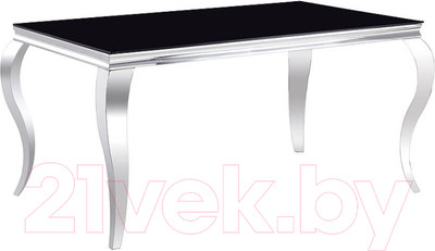 Обеденный стол Signal Prince 150x90x75 (черный/хром)