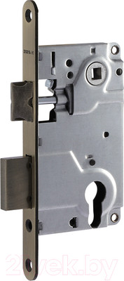 Корпус врезного замка Нора-М 25-85 (старая бронза)