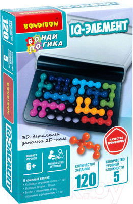 Настольная игра Bondibon БондиЛогика IQ-Элемент / ВВ5819