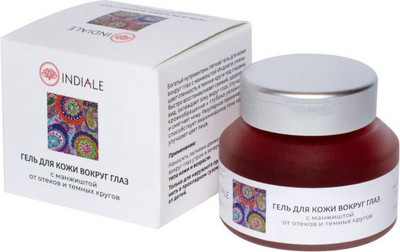 Гель для век Indiale С манжиштой от отеков и темных кругов (50мл)