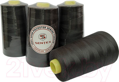 Набор швейных ниток Sentex 100% полиэстер 50/2 5000 ярдов 1245 (4шт)