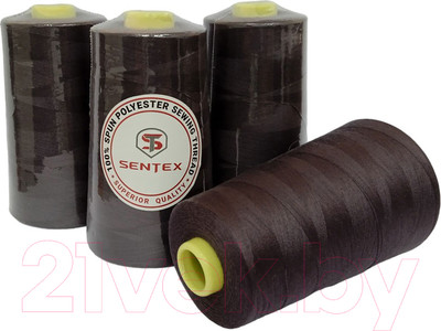 Набор швейных ниток Sentex 100% полиэстер 50/2 5000 ярдов 1261 (4шт)