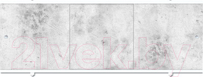 Экран для ванны МетаКам Премиум А 1.68 (серый бетон)