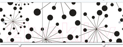 Экран для ванны МетаКам Премиум А 1.68 (серый узор)