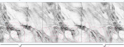 Экран для ванны МетаКам Премиум А 1.48 (серый мрамор)