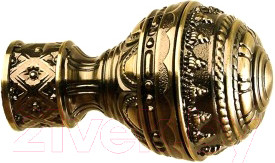 Набор наконечников для карниза Lm Decor YF161 Ампир 16(19)мм (2шт, антик)