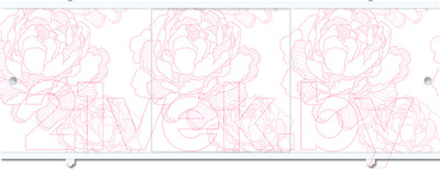 Экран для ванны МетаКам Премиум А 1.48 (светло-розовый)