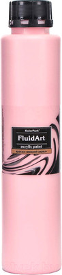 Акриловая краска KolerPark Fluid Art Жидкий акрил (800мл, розовый)