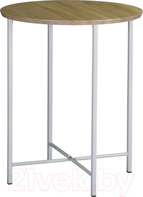 Журнальный столик Мебелик BeautyStyle 16 (дуб сонома/белый)