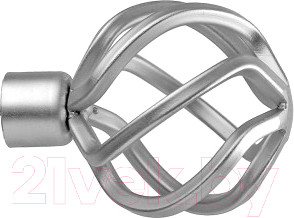 Набор наконечников для карниза Lm Decor YF097 Булава 16мм (2шт, сатин)